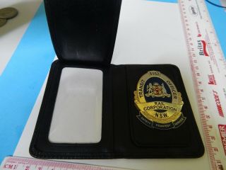 NSW Rail Transit Officer ID Wallet & Badge No 5152 & H/2/get 2