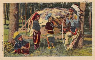 C21 - 1748,  Indian Scene, .  Native American