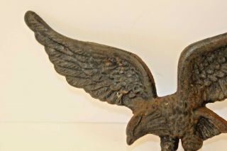 Vintage 70 ' s Cast Iron American Eagle Wall Plaque 9 