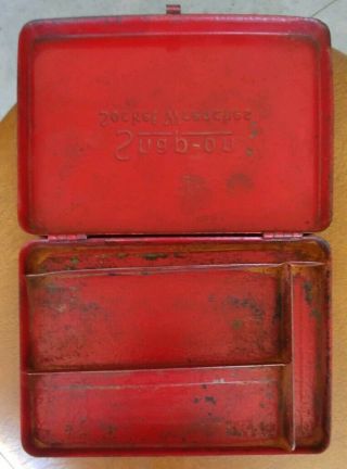 Vintage Snap On Tools Small Metal Box Kra275?