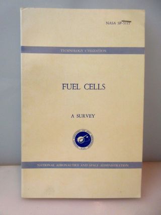 Vintage 1973 Nasa Technology Utilization Fuel Cells A Survey Booklet Sp - 5115