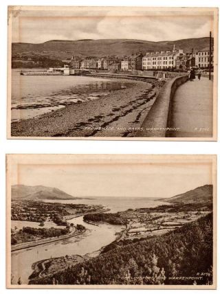Warrenpoint,  Co Down,  N/ireland,  4 X Postcards,  Valentines For Sorting.  C 1930