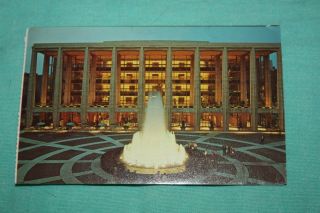 Vintage Postcard Lincoln Center For The Performing Arts,  Avery Fisher Hall,  N.  Y.
