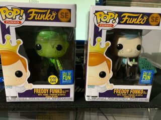 Funko Fundays Freddy Funko As Toxic Rick And Freddy Funko As Rick Funko Pop Set