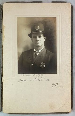Killed In Action 1915 Photograph Captain Frank Coffey Fort Worth Texas Police