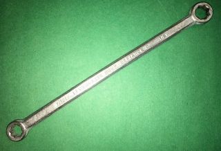 Vintage Lectrolite Defiance Corp.  Ford Brakes Box End Wrench 7/16 " X 1/2 ",  8 Pt.
