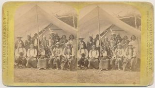 Indian Sv - North Dakota - Sioux Chiefs - Fj Haynes 1880s