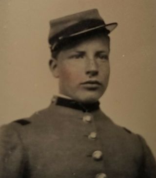 Gem Tintype Photograph Soldier Civil War Era