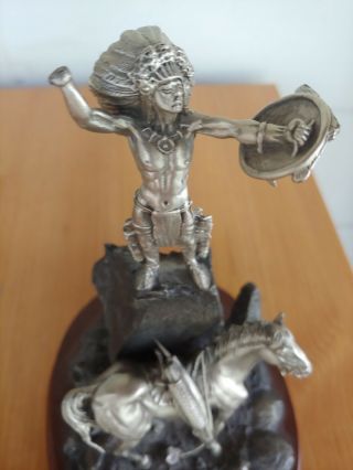 Oh Great Spirit Pewter Sculpture By Don Polland