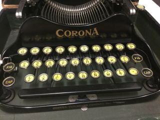 Antique Corona Personal Writing Machine Folding Typewriter 2