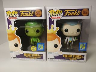 Box Of Fun 2019 Funko Fundays Pop Sdcc Freddy Toxic Rick And Morty 3000 & 6000