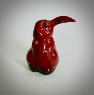 Royal Doulton Flambe Lop Eared Bunny