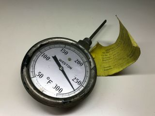Rare Old Vtgs Weston Gauge Meter Newark Nj Usa Government Issued Tool Steam Pump