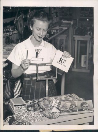 1940 Photo Election Buttons Washington Dc Emma Shackleford Price Tags