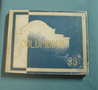 1899 Columbia College (university) Yearbook Columbian