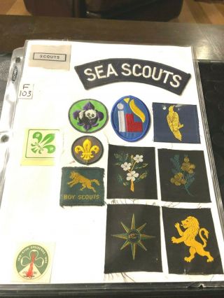 Just In Time For The 2019 World Jamboree Foreign Scout Badge Sheet F103