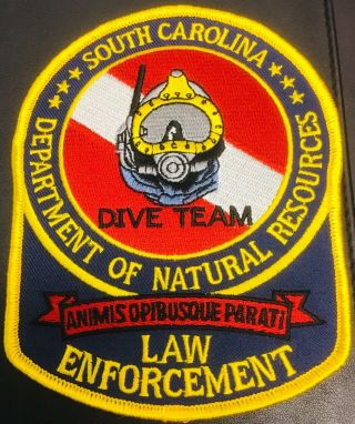 Sc - Dnr Wildlife Rescue Diving Team Scuba Underwater Patch Dive