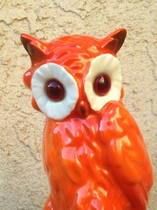 Mid - Century Rare Color Goebel Owl Perfume Lamp 8 