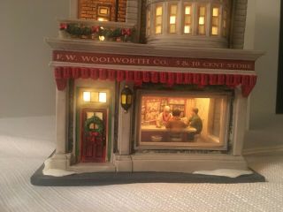 DEPT 56 CHRISTMAS IN THE CITY - WOOLWORTH ' S DEPT STORE 59249 VERY RARE RETIRED 5