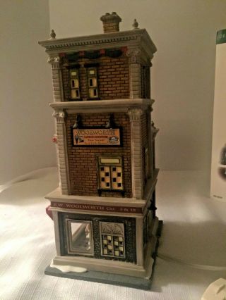 DEPT 56 CHRISTMAS IN THE CITY - WOOLWORTH ' S DEPT STORE 59249 VERY RARE RETIRED 6