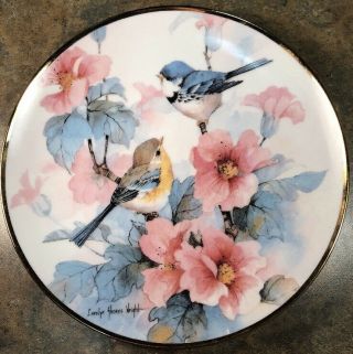 Collector’s Plate Birds Franklin Springtime Serenade Larolyn Shores Wright