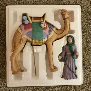 Lenox Porcelain Renaissance Nativity Limited Edition Camel And Driver Set 1993