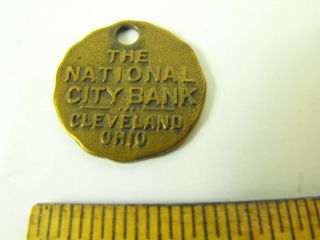 The National City Bank Cleveland Ohio Key Fob 715 Safe Deposit Whitehead Hoag