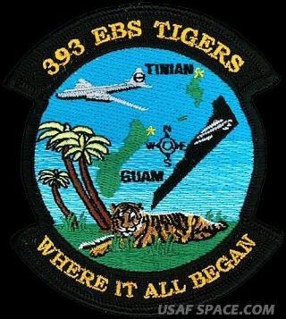 393rd Expeditionary Bomb Squadron - Tigers - Where It All Began - Patch