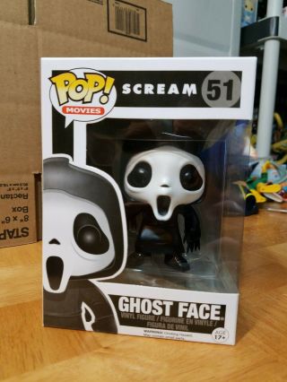 Funko Pop - Ghost Face - Scream 51 Rare And Vaulted