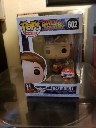 Marty Mcfly With Guitar Funko Pop Canadian Fan Expo Exclusive Back To The Future