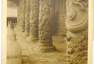 1800s Photograph Shanghai China Temple / Shrine Methodist Mission Photo Bureau 4