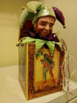 Vintage Enesco " Rigoletto " Limited Edition Musical Jack In The Box