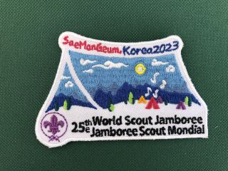 2019 Boy Scout WORLD JAMBOREE Massive KOREA CONTINGENT PATCH SET Without Centers 7