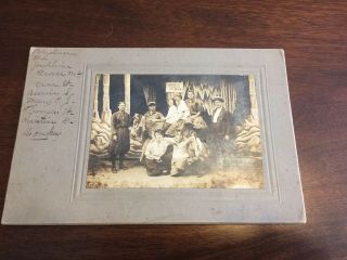 1916 Mammoth Cave Kentucky Party Photograph Rare Souvenir Photo Antique
