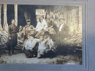 1916 Mammoth Cave Kentucky Party Photograph Rare Souvenir Photo Antique 2