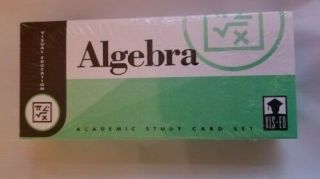 Algebra Vis - Ed Cards - By Visual Education Academic Study Card Set
