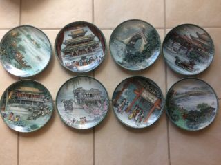8 Imperial Jingdezhen The Summer Palace Porcelain Plates/no Boxes/paperwork