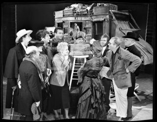 1939 John Wayne Stagecoach Candid John Ford Old Movie Photo Negative 453b
