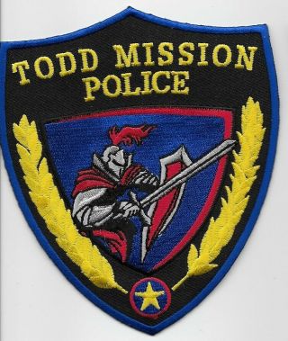 Todd Mision Police State Texas Tx Colorful
