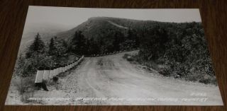 Postcard Vintage Rppc - Mountain Drive Keweenaw Park Michigan Copper Country