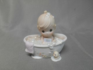 Precious Moments Enesco 1997 He Cleansed My Soul Figurine 306940