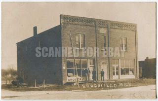 Rppc Grocery Store,  Brookfield Mi Michigan Olivet,  Eaton Rapids 1900s