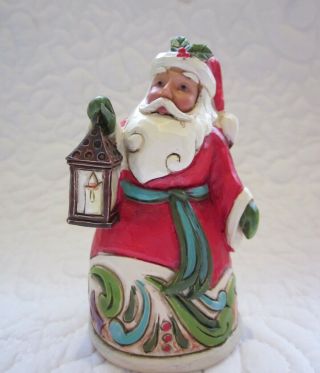 Jim Shore Santa With Lantern Mini Figurine 4034393
