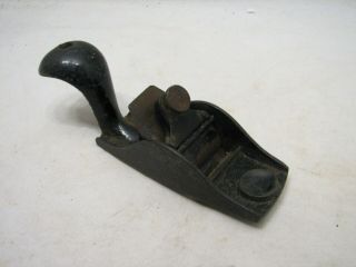 Antique Stanley Sweetheart 100 Squirrel Tail Block Plane Woodworking Tool
