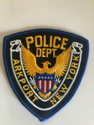 Defunct Old Arkport York Police Patch