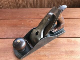 Antique Stanley Bailey No.  4 1/2 Smoothing Plane,  Sharp Blade,  User Ready