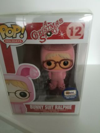 Funko Pop - Flocked Bunny Suit Ralphie.  Le Of 480.  Gemini Exclusive