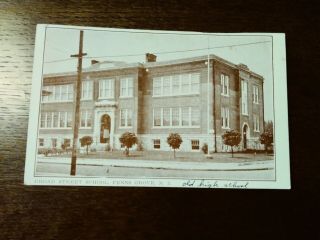 Vintage Penns Grove Nj Postcard Broad Street School