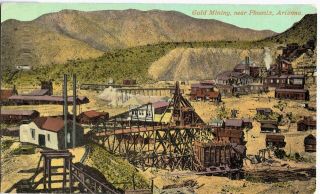 Phoenix Gold Mine " Sexichrome " Vintage Postcard - Arizona Az