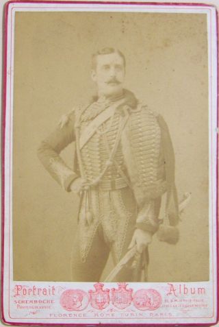 Photo Of Lt.  Henry Jack Cumming,  11th Hussars,  Prince Albert 